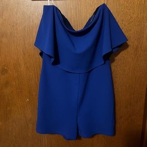 Blue Romper/Short Jumpsuit